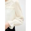 Elegant Stand Collar Lace Blouse