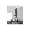 Yamazaki Tower 5515 Door Hanger (Black) - Retractable when not in use.