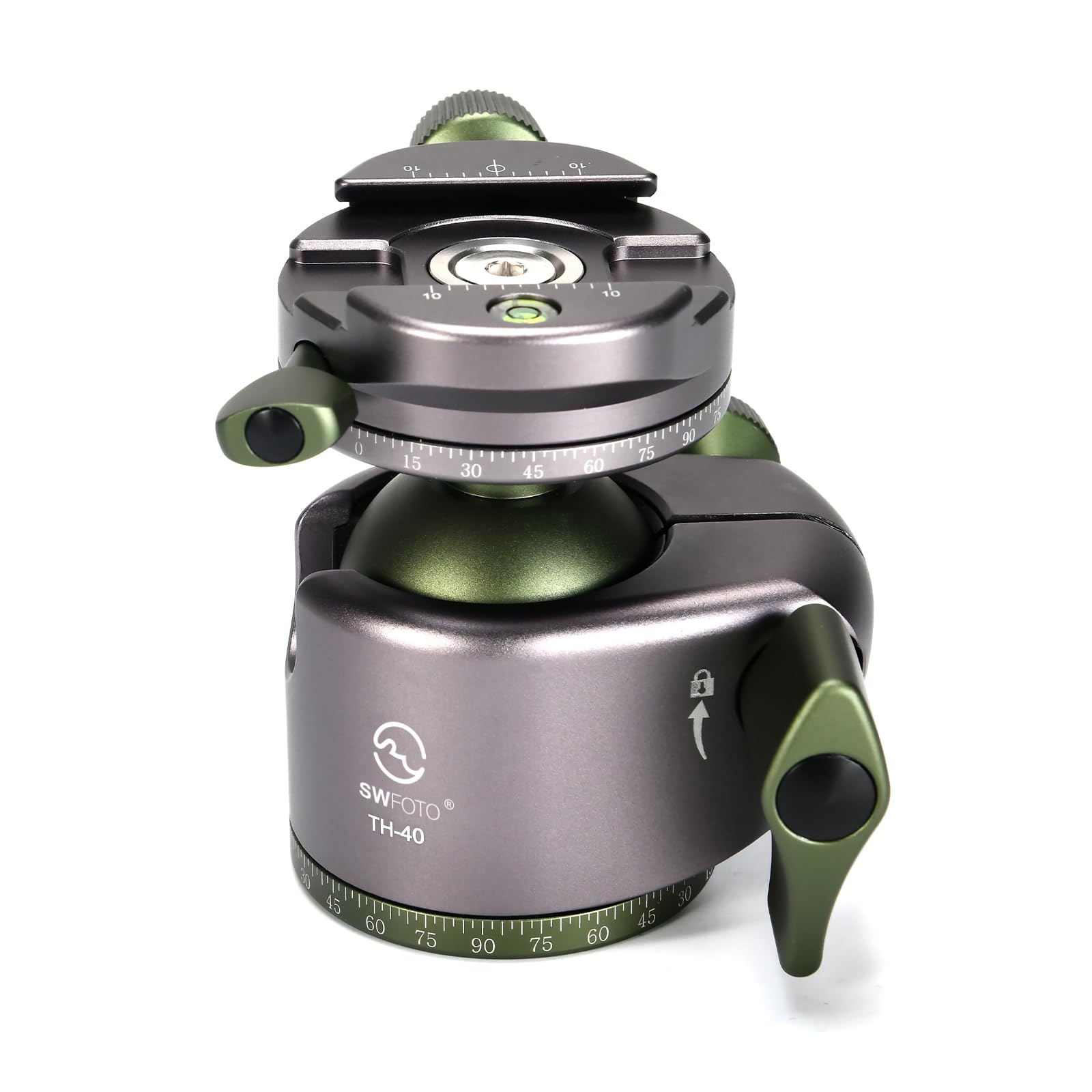 

SWFOTO 40mm Ball Head with 20kg Load Capacity TH-40 Arca-Swiss Clamp,