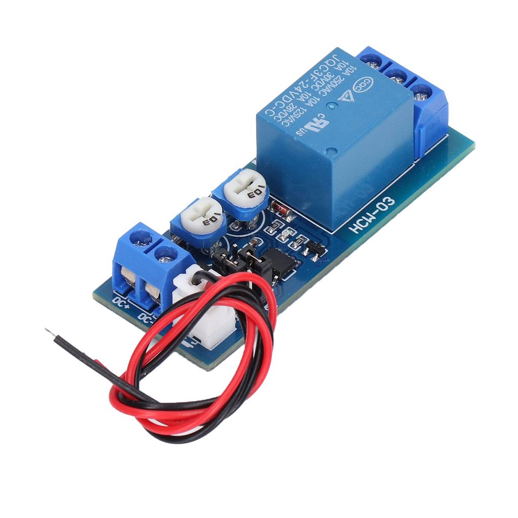 Relay Module Adjustable Time Delay Board Infinite Cycling Single Timing Modes for Control24V
