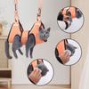 Classic Cat Grooming Hammock Fixed Bath Bag for Nail Cutting Anti Scratch Cat Trimming Restraint Bag Pet Beauty Hanging Pet Supplies