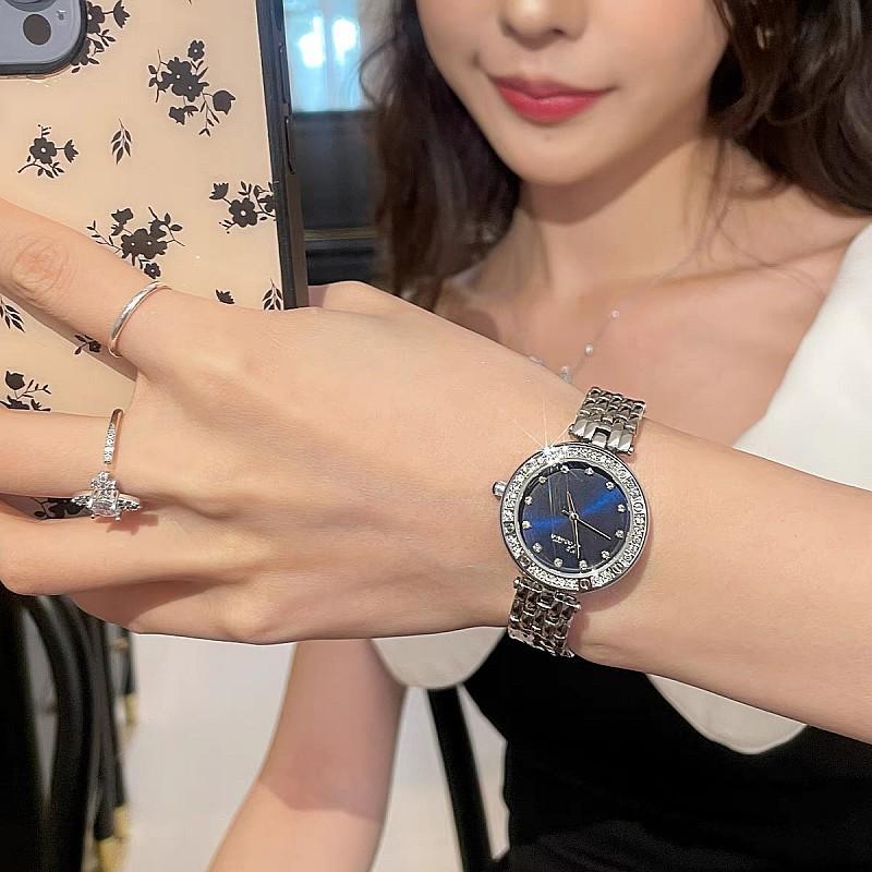 Wind Steel Strap Strap Women S Watch Fashion Diamond-Encrusted Watch Femininity Watch Personality Woman