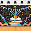 2D Back To School Photo Backdrop Classroom Party Decor Cloth