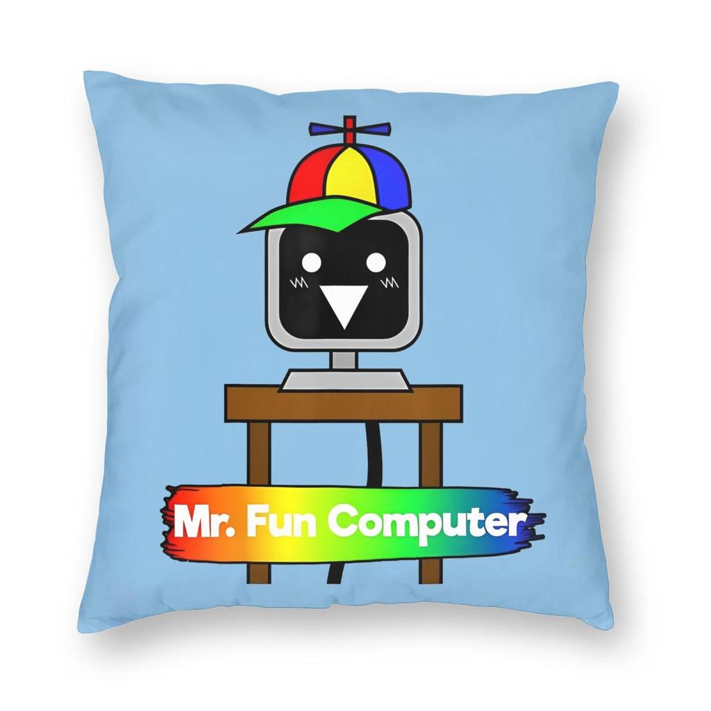 Sprunki Jevin Grappige Game Kussensloop Bedrukte Polyester Kussenhoes Decoratie Sierkussenhoes Hoes Woonkamer Vierkant