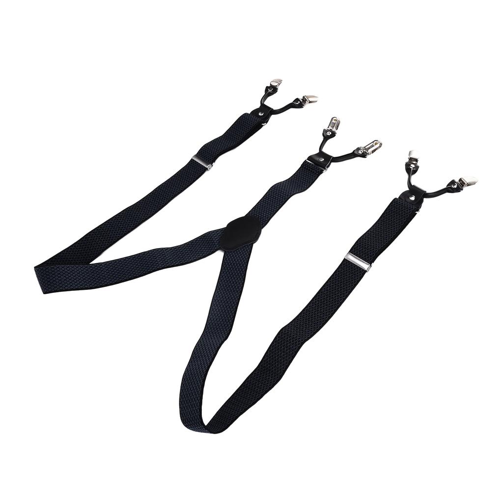 Mens Suspenders Strong Fixability Adjustable Beautiful Practical Fashionable Metal Clip Wide