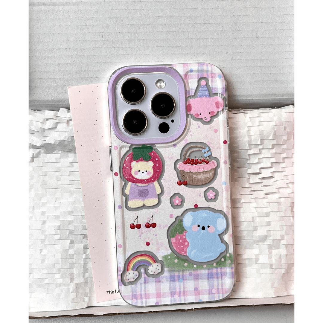 

Cherry Elephant Koala — совместимо с Apple 15/14/13/12/11/PRO/PROMAX/XSMAX/XR/XS. iPhone 12 Pro