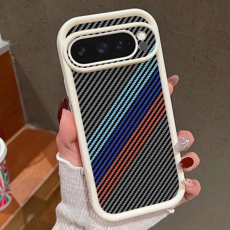 Stripe Pattern TPU Phone Case For Google Pixel 10 8 7 Pro 8A 9A 7A Pixel 9 10 Pro XL Shockproof Soft Silicone Protector Cover