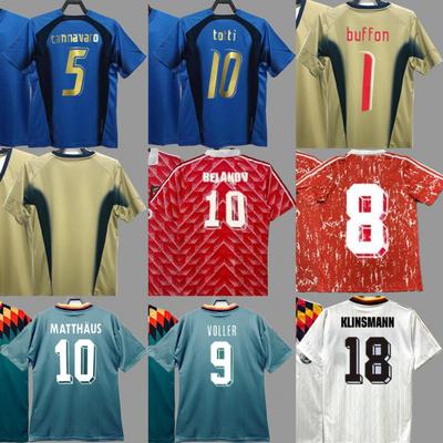 Italy Soviet Union German Retro Jersey Football Jersey Classic Nostalgic Replica Thai Jersey Game Training Jersey
