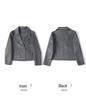 2025 Autumn/Winter Women's Double-Sided Cashmere Coat, Short Suit Collar, Korean Style, 100% Wool.