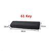 61/88 Keys Piano Keyboard Dust Cover With Elastic & Cord Lock Digital Electronic Piano Cover Breathable Heat Radiation Dustproof