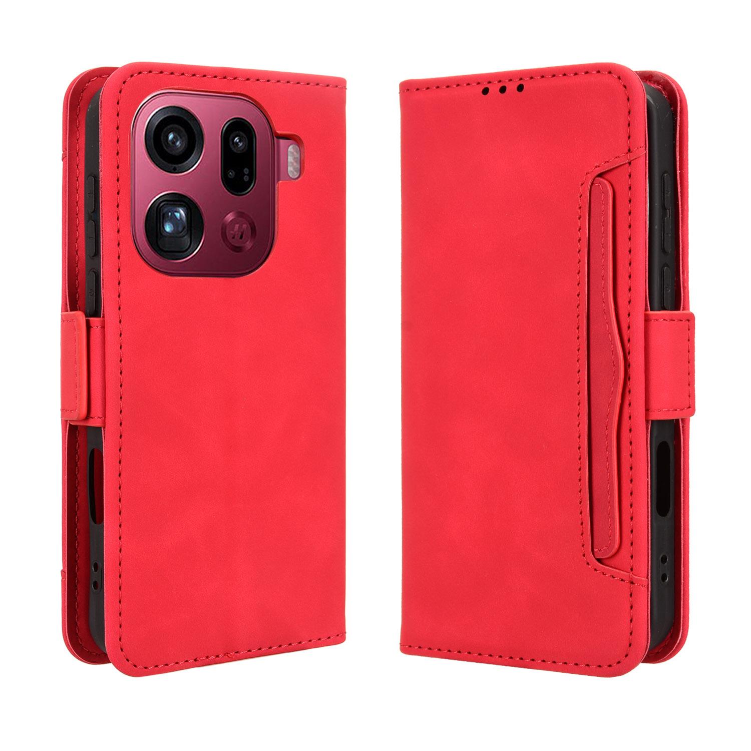 

For Oppo Find X9 Pro 5G Leather Case Phone Wallet Cover with Multiple Card Slots