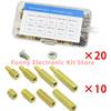 120pcs M3 Male-Female Brass Standoff Support Spacer Pillar Hex Column M3 Screw Nut For PCB Board Kit