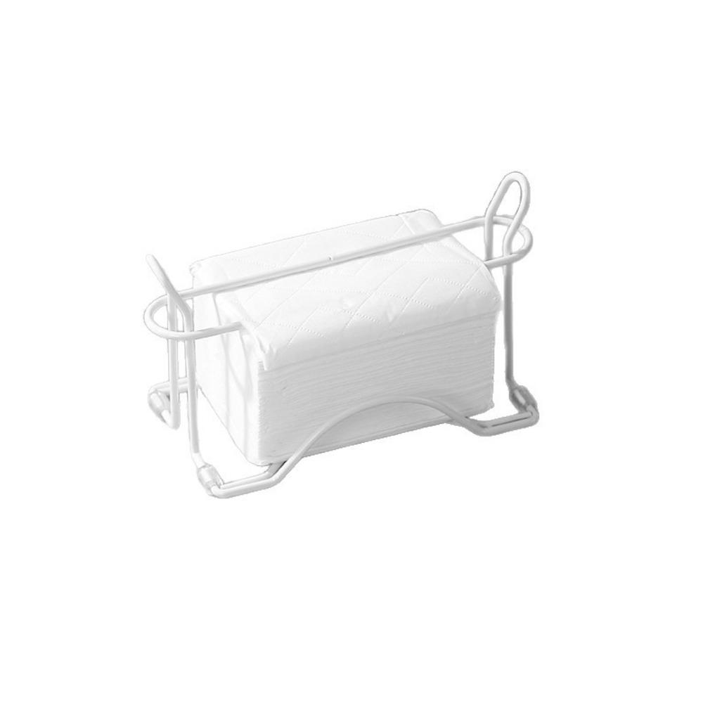 Anti-Rust Vertical Napkin Holder Minimalist Metal Storage Rack Tissue Holder  Bathroom Storage