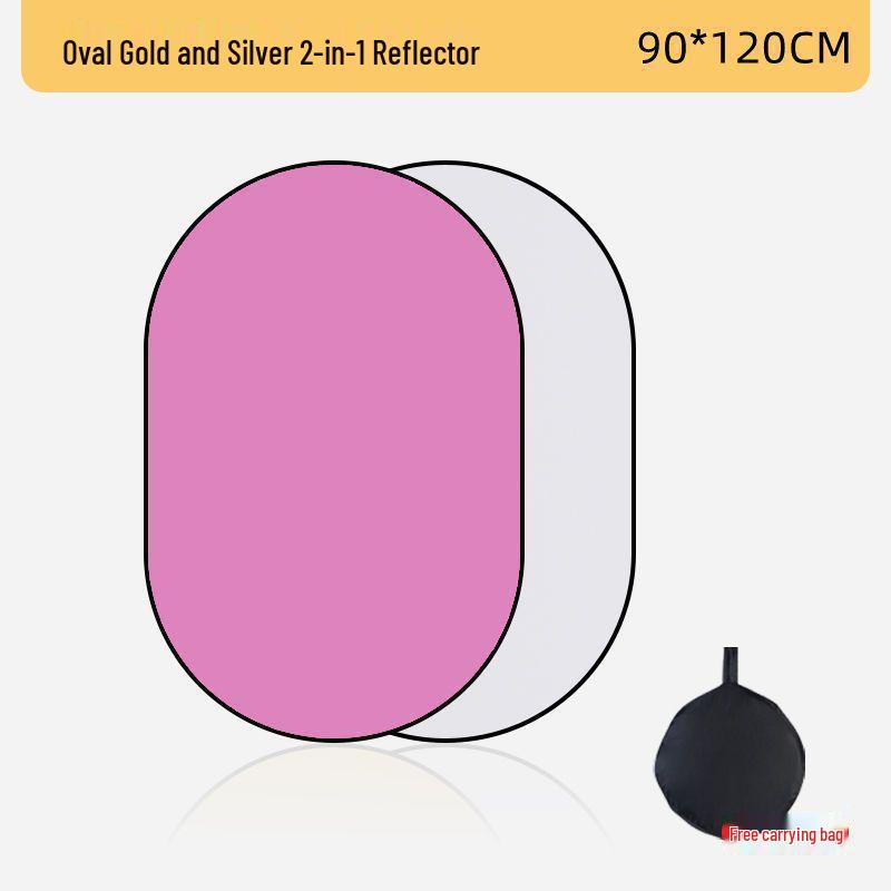 Foldable Studio Fill Light for Live Streaming & Outdoor Photography - Portable Reflector Panel