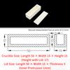 High Purity Boron Nitride Crucible With Lid, 2000℃ BN Ceramic Crucible Boat Industrial Vacuum Furnace