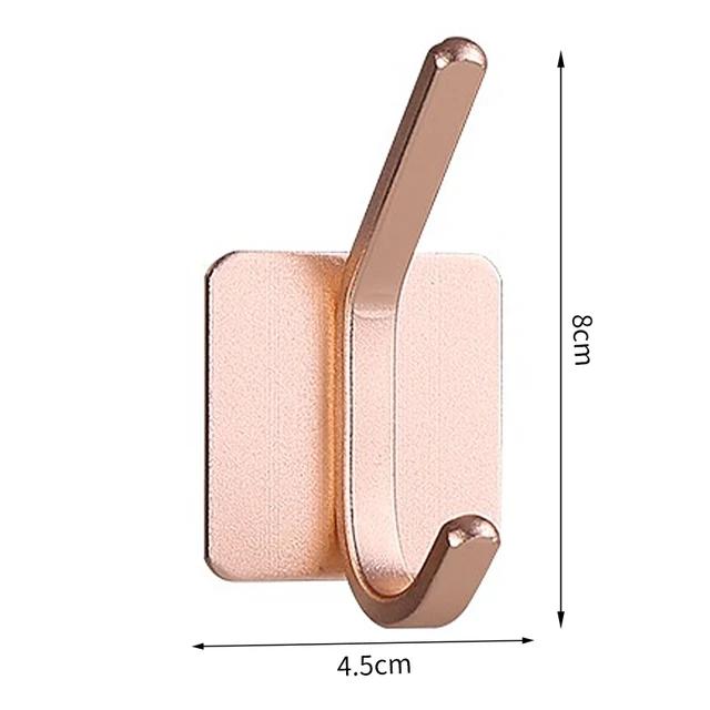 Self Adhesive Wall Hooks Door Key Holder Clothes Coat Hanger Bathroom Towel Holder Kitchen Storage Rack Shelf Bag Organizer