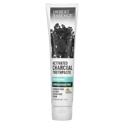 Activated Charcoal Toothpaste, Fresh Mint, 176G(6.25Oz)