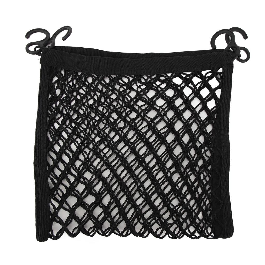 Camping Cart Cargo Net Latex High Elastic Hook Design Rubber Band Fixed Dual Layer Mesh Cargo Net