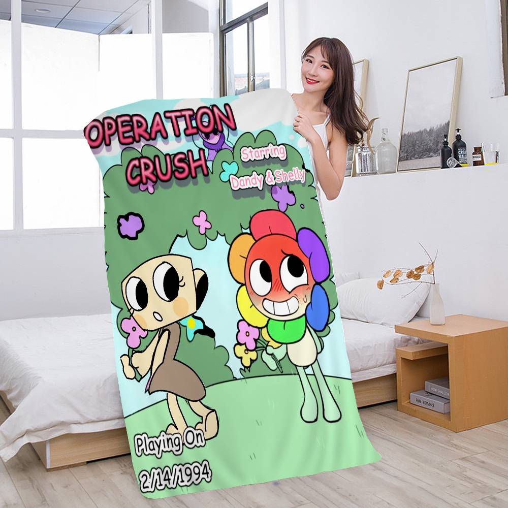Popular Game D-Dandys World Whitepaper Beach Towel Colorful Bath Towels for Girl Microfiber Quick Dry Custom Sand Free Beach