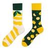 Asymmetric Crew Socks Men Women Cartoon Sports Casual Fashionable Pair