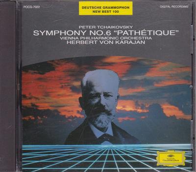 CD FILARMONICA DIN VIENA; TCHAIKOVSKY - Simfonia Patetică Nr. 6 în si minor  POCG7022 Japonia ObiClasic Folosit