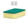 High Density Sponge Round Corner Scrubber Brush Cleaning Tool Multi-Purpose Dish Household Garden Sink Accessories