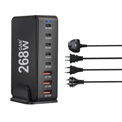 Lightning Charge 268W GaN Multi-Port 240W and 100W PD Fast Charger