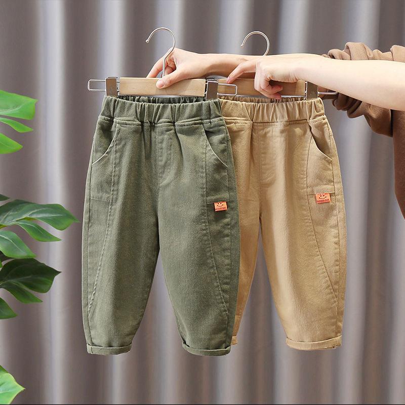 Spring Kids Pants Trousers Boys Thin Long Pants Spring Fall Casual Wear Simple Design Baby Childrens Clothing