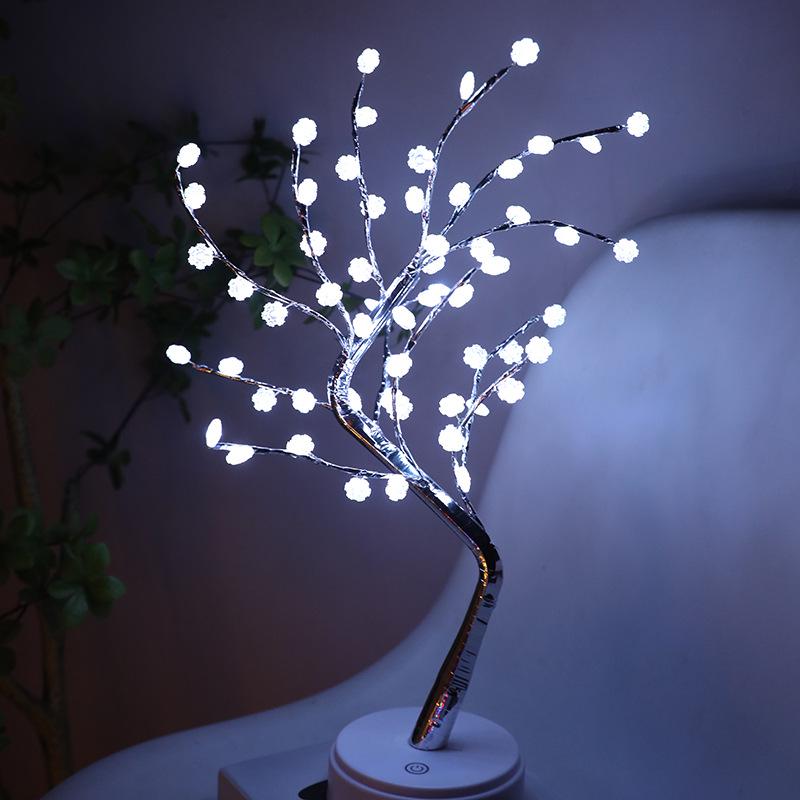 USB LED Romantic Tree Lights for Christmas & Valentine's Day - Perfect for Bedroom Atmosphere
