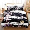 Modisches Bungo Stray Dogs Anime Bettwäsche-Set Einzelbett Twin Full Queen King Size Bettwäsche-Set Kinderzimmer Bettbezug-Sets Bettlaken-Set