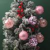 9Pcs 6CM Christmas Decoration Plastic Ball Hanging Xmas Tree Pendant Balls for Home Decor Party New Year Ornament Gift Accessory