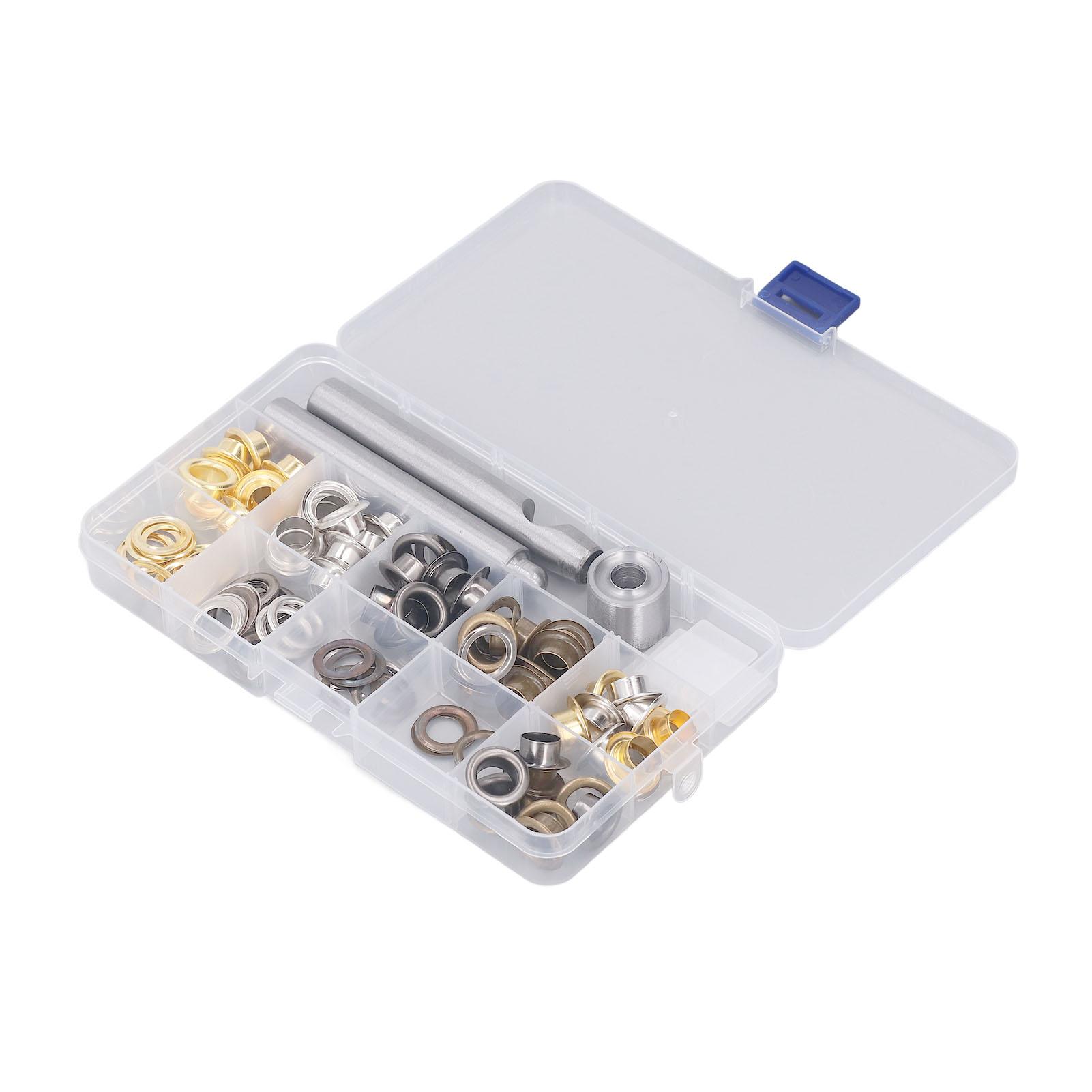 

Набор люверсов 38 с 120 металлическими люверсами 4 цветов, защита от ржавчины, кожаный набор люверсов