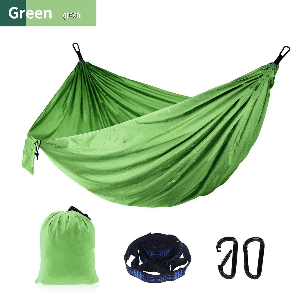 Adjustable Straps Nylon Hammock - High-End Single/Double Outdoor Use