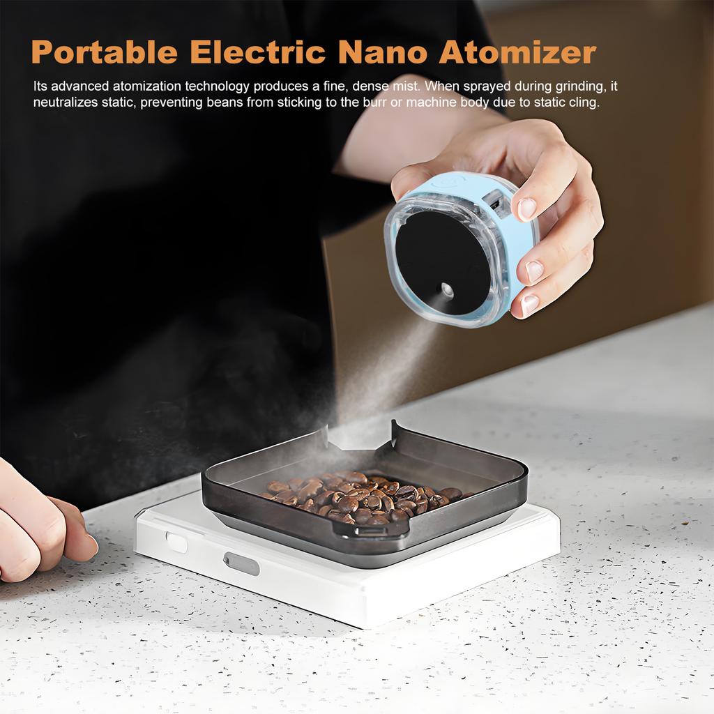 30ml Atomizér na kávová zrna Dobíjecí Přenosný Nano Atomizér Elektrický Espresso Rozprašovač Pro Redukci Statické Elektřiny v Kávě