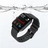 Silikon-Uhrenarmband Smart-Sportuhr Gesundheitsüberwachung Schrittzähler intelligentes Armband Schwarz