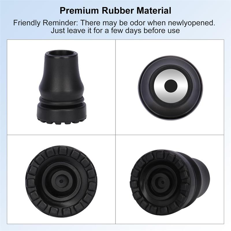 16-22mm antiderapante baston cârjă baston fund tampoane capac protector alpinism drumeții trekking pol vârf