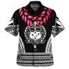Samoa Polynesische Hawaiian Hemden Für Männer Design Kurzarm Revers Bluse Tops Damen Sommer Lässig