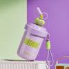 580ML/520ML Water Bottles With Straw Straw Dust Cap Drinking Cup High-capacity Leak-proof Cocktail Blend Shaker Cups