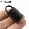 Meetee 5-30Pcs 14mm Metal Cord Lock Buckle Bag Strap Stoppers Handbag Tassel Clasp Webbing Connector Hook Hardware Accessory