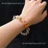 White Crystal Bracelet Natural Citrine Bracelet Lucky S925 Sterling Silver Barbie Sandalwood Gourd Crystal Bracelet