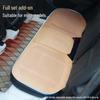 Breathable Suede Velvet Car Seat Cushion for Driver - Perforated, All-Season Cover