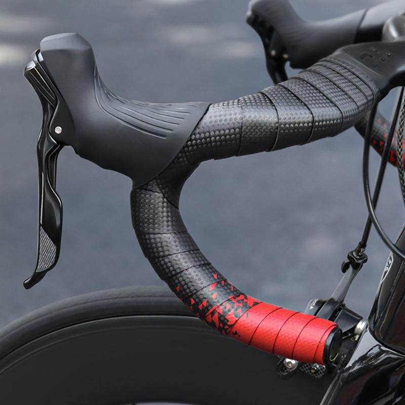 Durability Cycling Handlebars Tape Fashionable Gradients Color Handlebars Tape for Cycling Enthusiasts