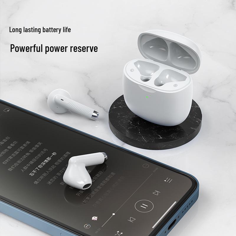Biaz Bluetooth 5.3 Half-in-Ear Wireless Earphones Compatible with 13/12/11 Pro D51