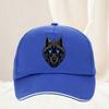 Blue Eyed Wolf cartoon Baseball Cap Adjustable golo hat Summer Sun Hat Trucker Caps Dad Hats