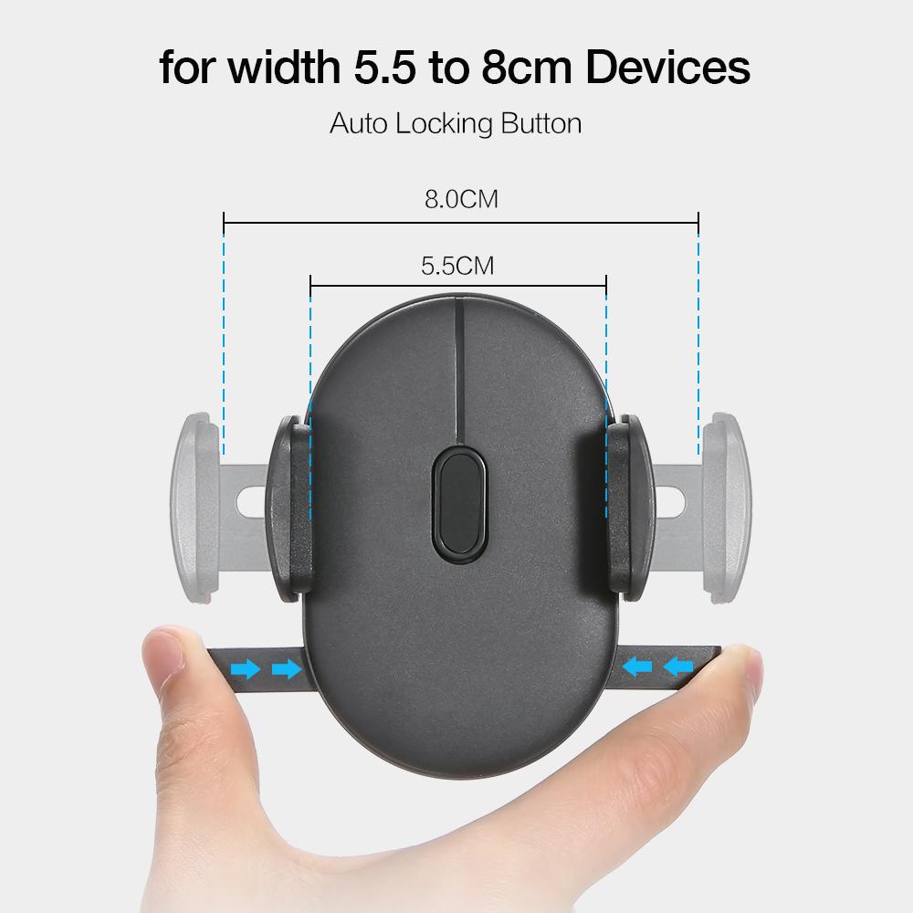360 Degree Rotation Car Holder Windshield Mount Car Phone Holder for Samsung S9 S8 Plus iPhone X