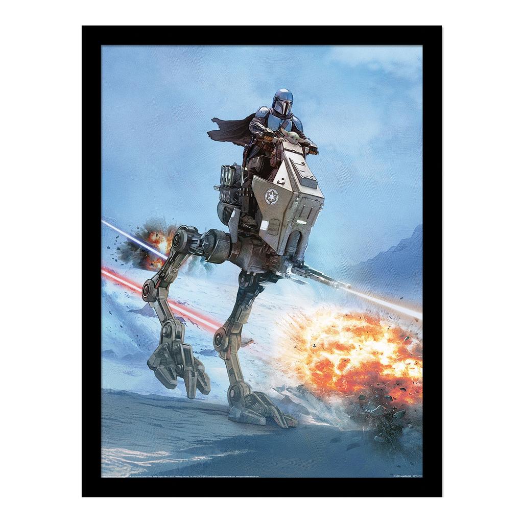 Star Wars: The Mandalorian AT-RT Framed Poster