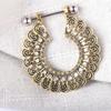 Kobiety Bohemia Retro Style Delikatny Hollow Out Piercing Sutek