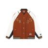 Li Ning Badfive Spliced Letter Embroidery Long Sleeve Jacket Men Jacket Tea-Red AJMS139-1