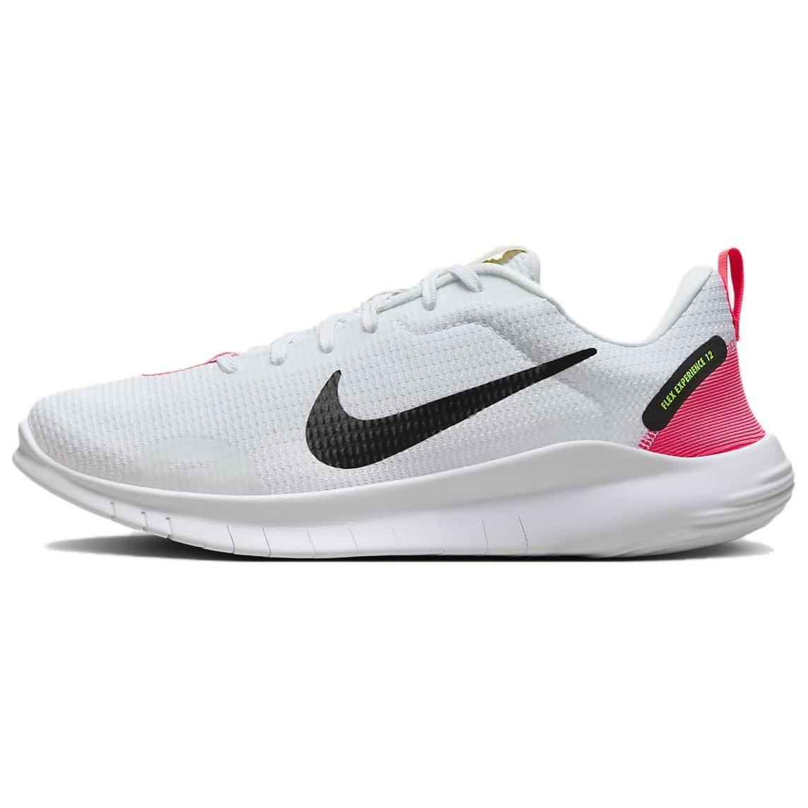 (WMNS) Nike Flex Experience Run 12  White Hot Punch Black  Women s DV0746-102 EU 35.5