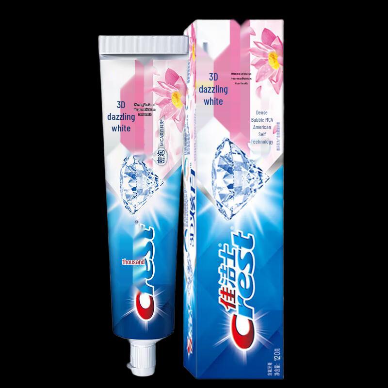 Crest 3D White Morning Dew Lotus Toothpaste